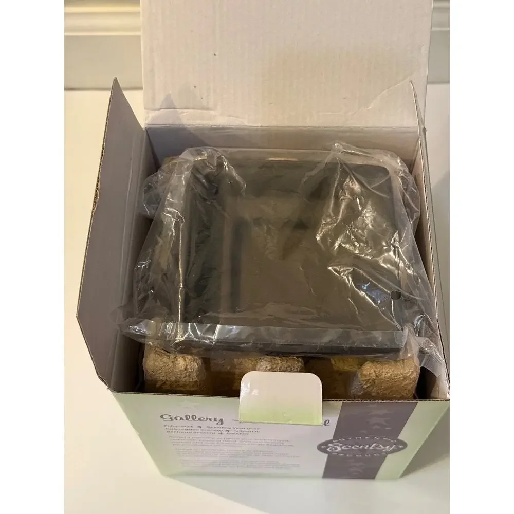 🕯️ Scentsy Gallery Charcoal Warmer Motorcycle Full Size New In Box w/ Wax Bars